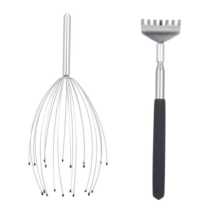 Body Massage Tool Kit Scalp Massager & Telescopic Back