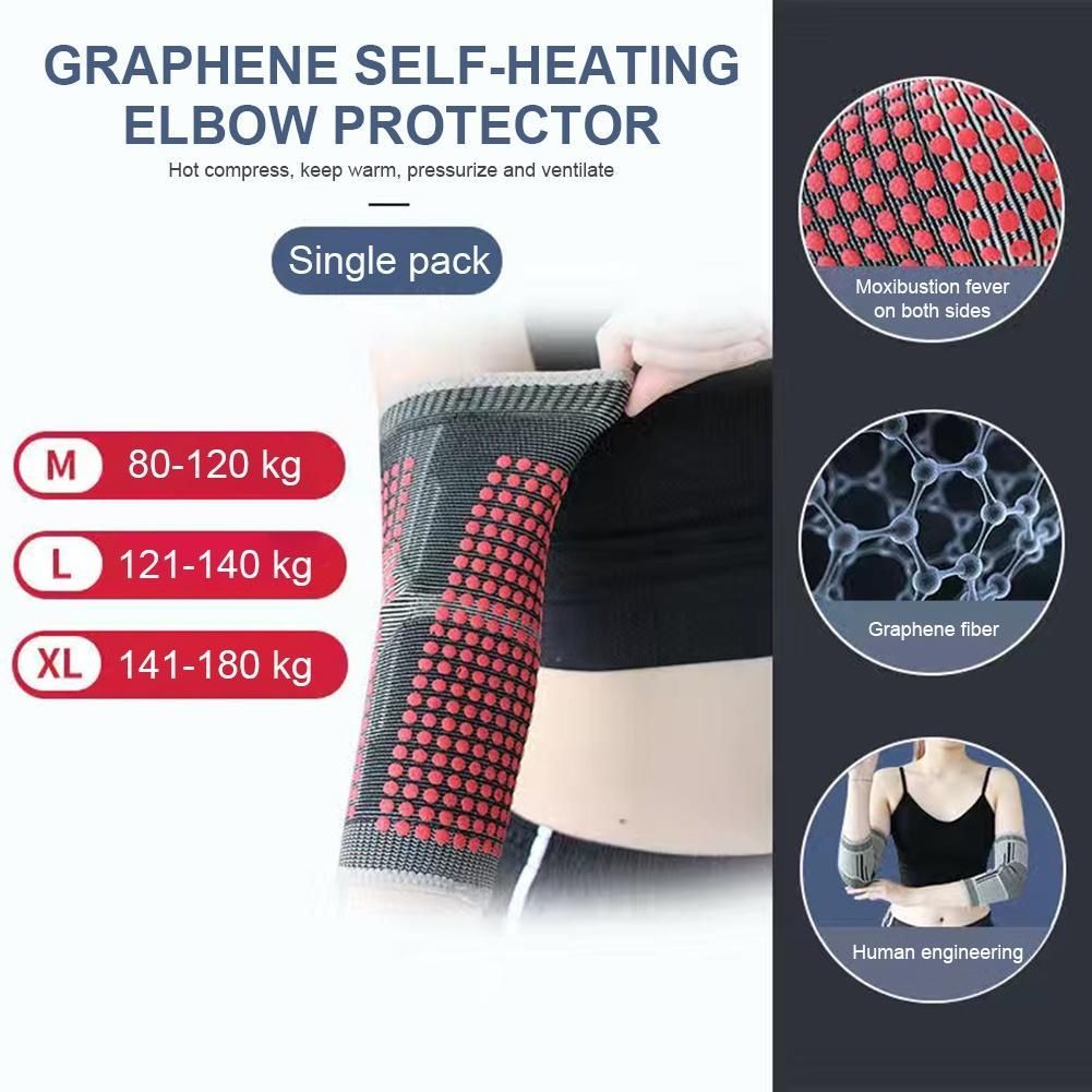2pcs Self Heating Tendonitis Elbow Support Pad Arm Compression Support Protector