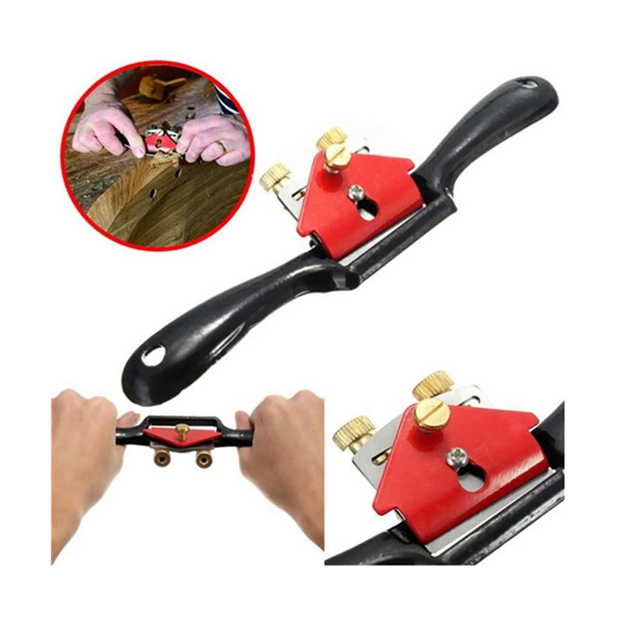 9-Inch Carpenter's Hand Push Planer Set Trimming Hand Planer Diy Tools Carpenter's Hand Woodworking Tools