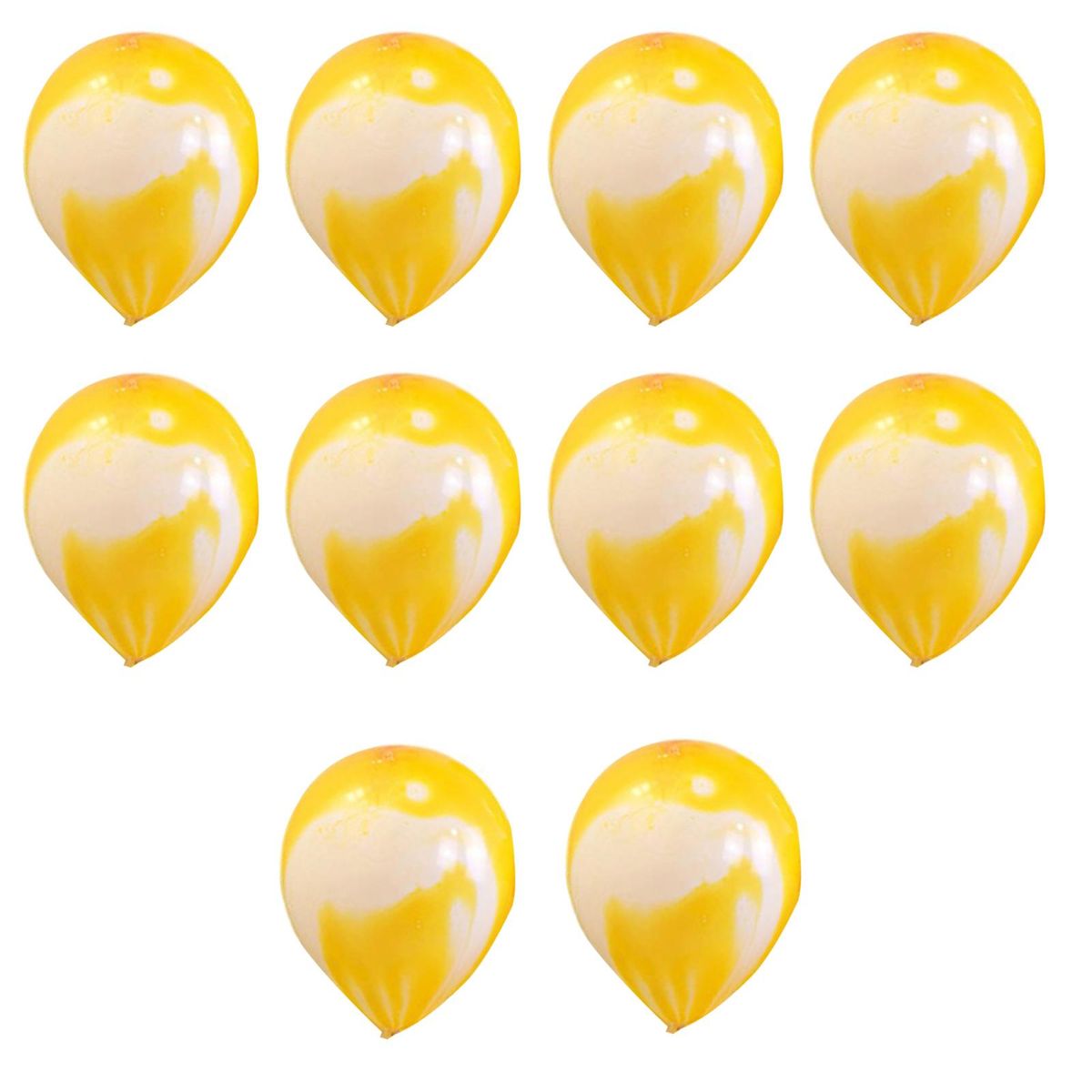 10PcsSet Wedding Party Balloon Wedding Birthday Party Latex Balloon Yellow