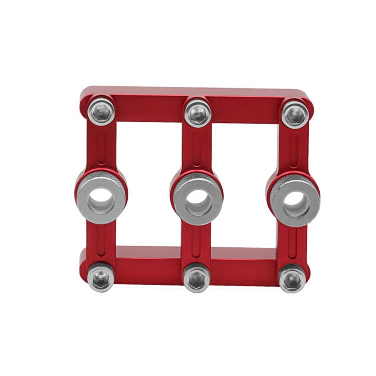 Self Centering Dowelling Jig Woodworking Hole Drill Guide,Dowel Hole Positioner Locator with 3-10Mm Drill Sleeves