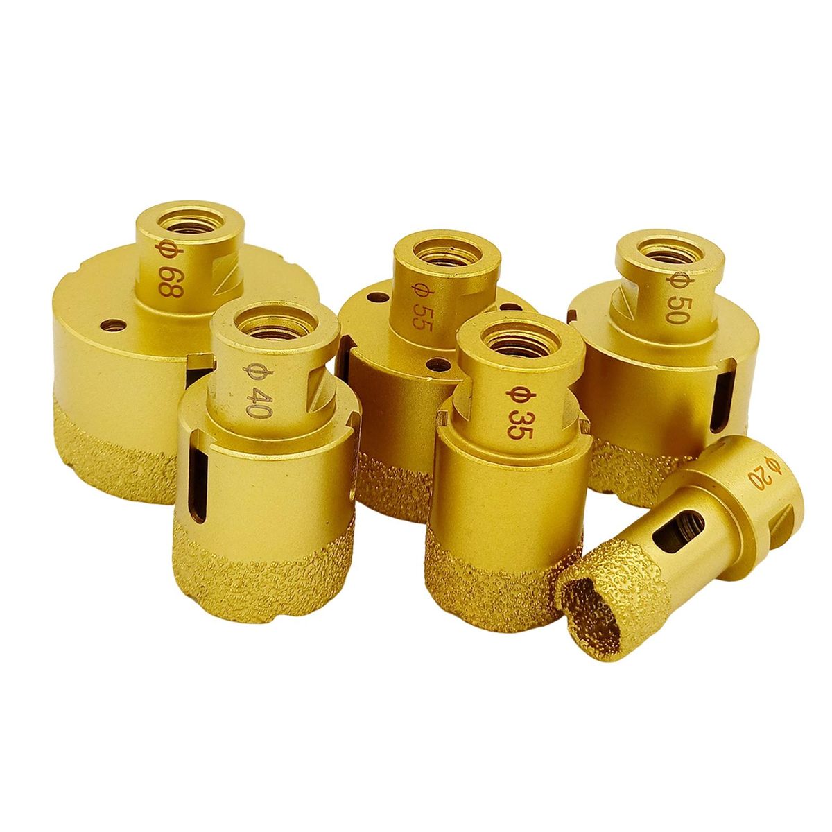6Pcs Diamond Hole Saws  Drill  Improvement