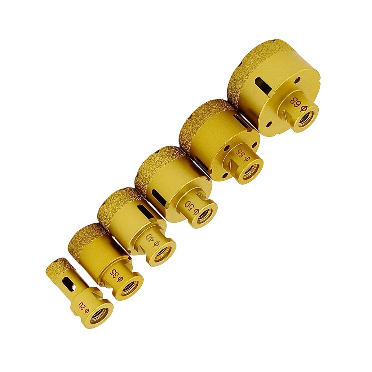6Pcs Diamond Hole Saws  Drill  Improvement