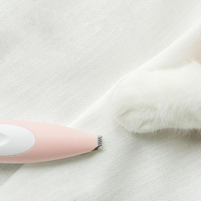 Puppy Kitten Hair Trimmer  Cordless Trimming Pink Rechargeable
