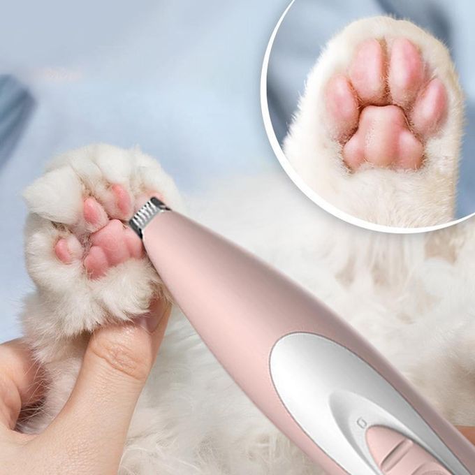 Puppy Kitten Hair Trimmer  Cordless Trimming Pink Rechargeable