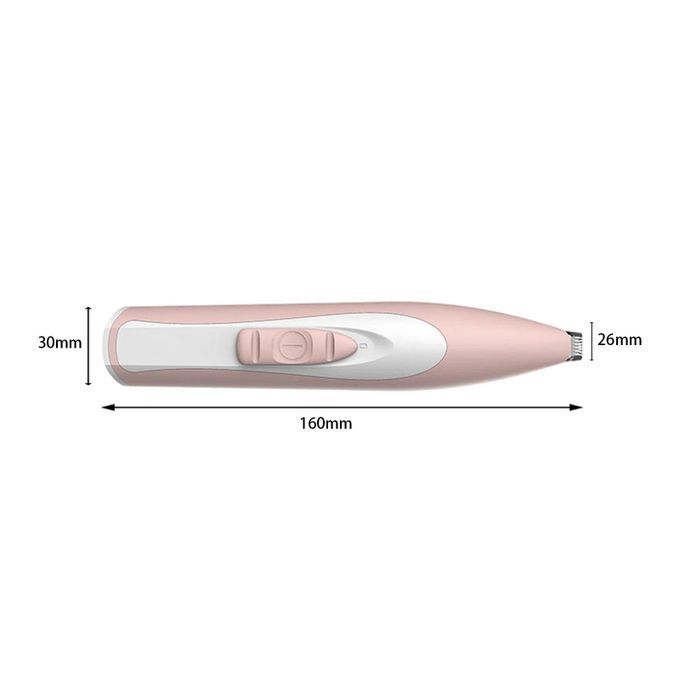 Puppy Kitten Hair Trimmer  Cordless Trimming Pink Rechargeable