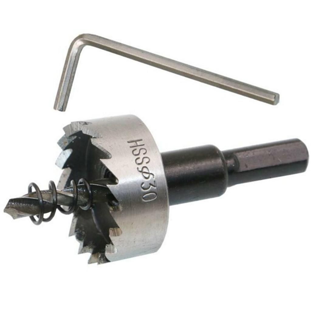 High Speed Steel HSS Hole Opener Metal Drill Bits Hole Cutter Saw Set