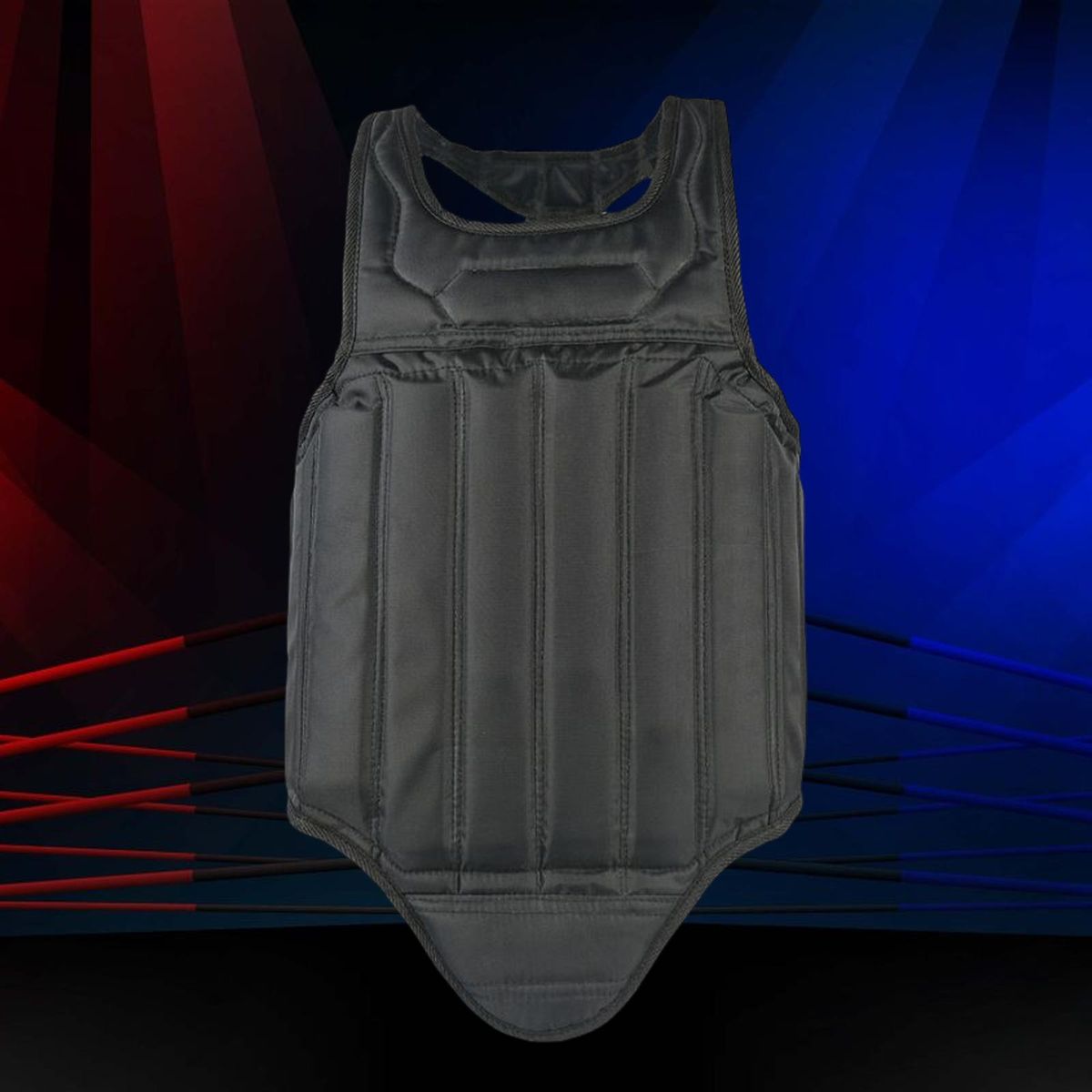 Karate Chest Guard Taekwondo Protector Rib  Black S