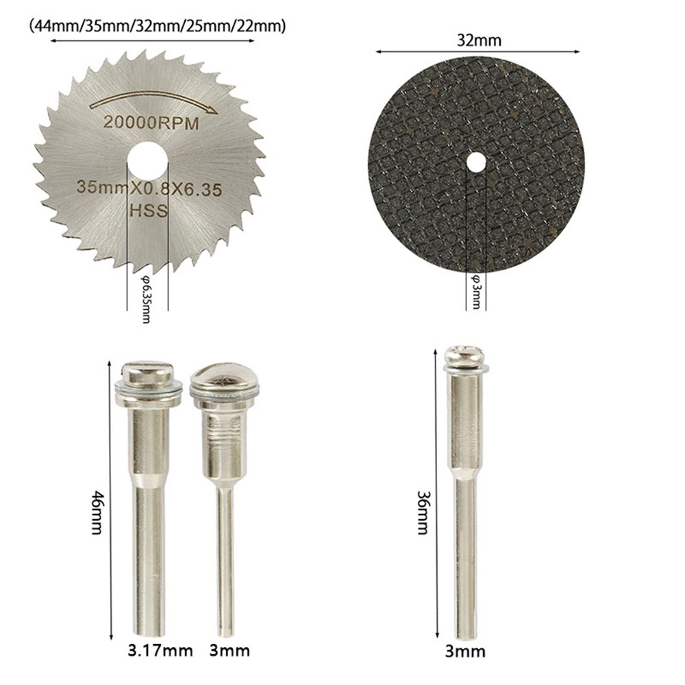 60pcs Cutting Wheel Set For Rotary Tool Including 545
