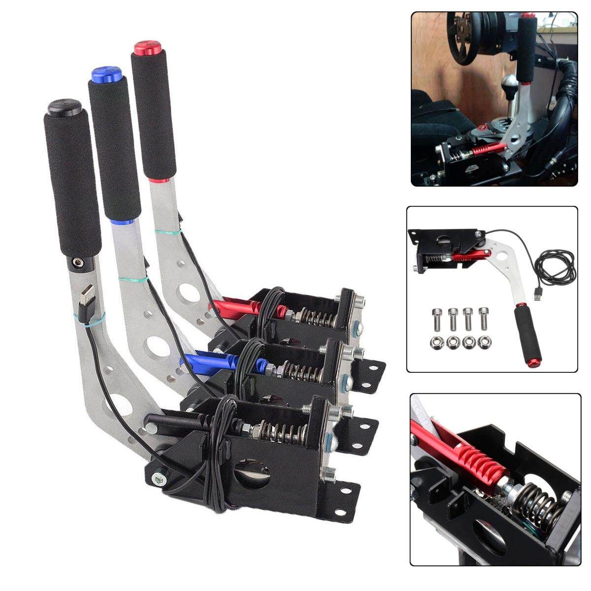 USB Handbrake SIM For Racing Games G25/27/29 T500 T300 FANATECOSW DIRT RALLY UK Blue Blue