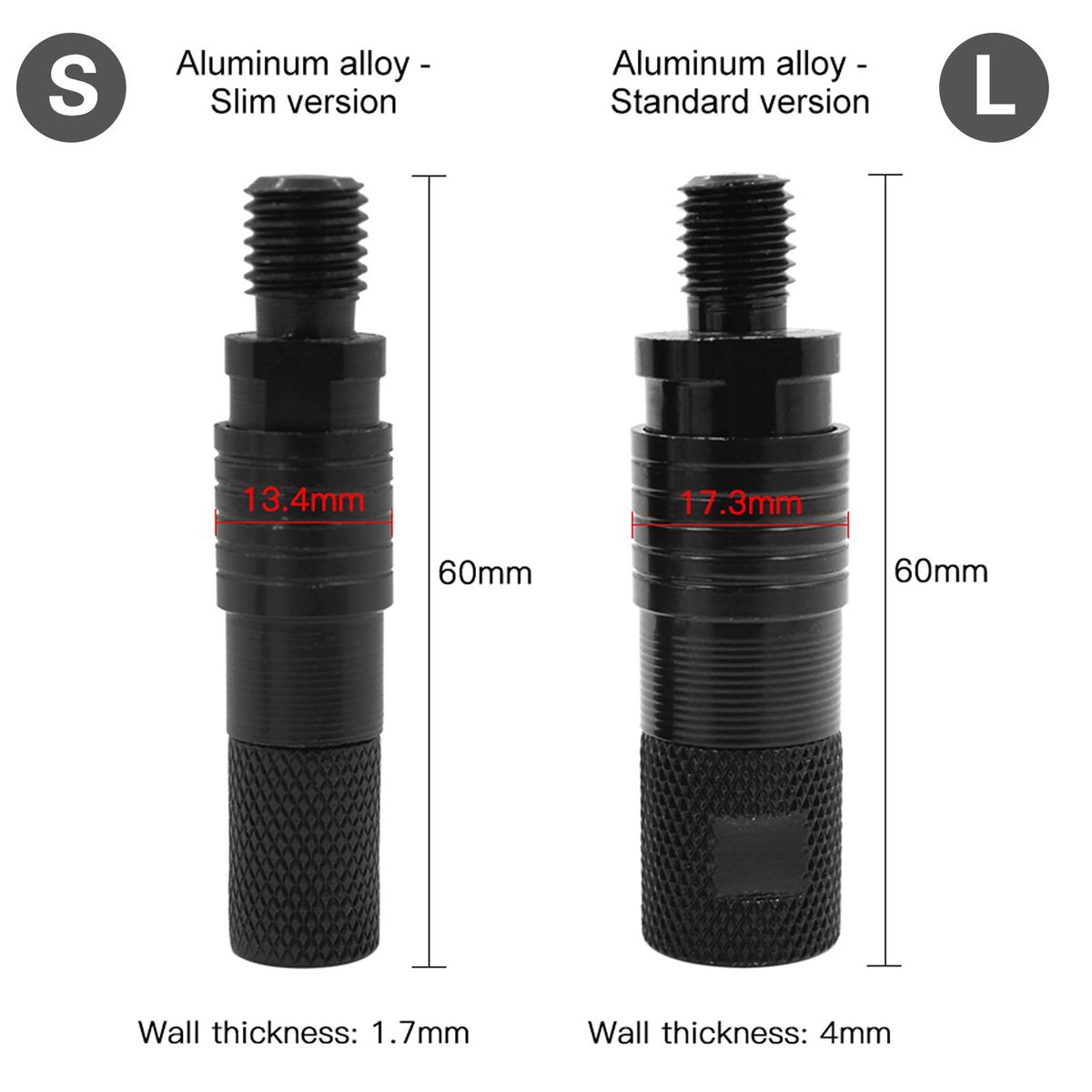 TARUOR 4pcs Fishing Rod Pod Connector Quick Release Bite Alarm Fishing Bank Stick Support Hold Connector