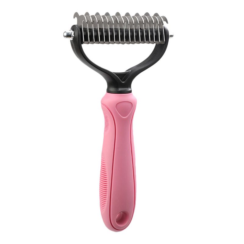 Professional Dog Brush Pets Fur Knot Cutter Hair Massager