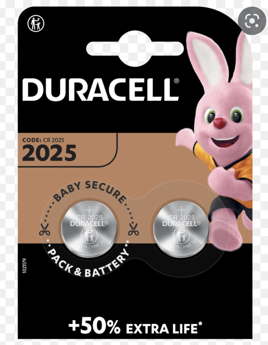 CR 2025 3V Lithium Coin Battery  2-in-1 ORIGINAL