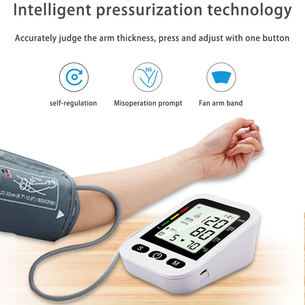 Blood Pressure Monitor BP Pulse Health Vascular Monitor