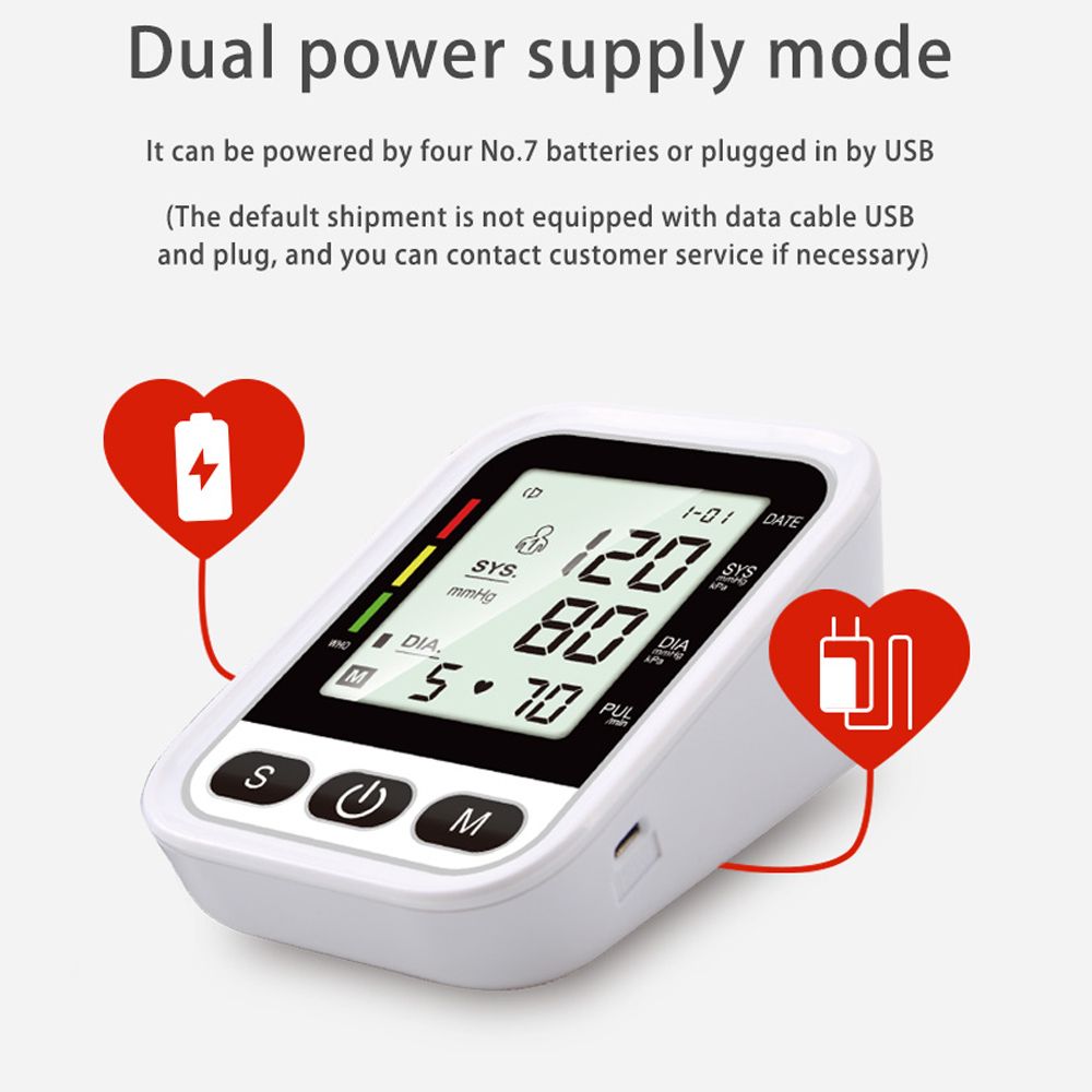 Blood Pressure Monitor BP Pulse Health Vascular Monitor