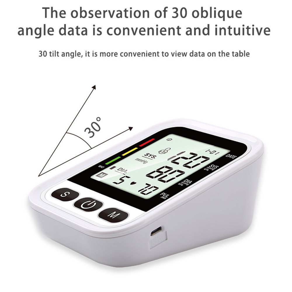 Blood Pressure Monitor BP Pulse Health Vascular Monitor