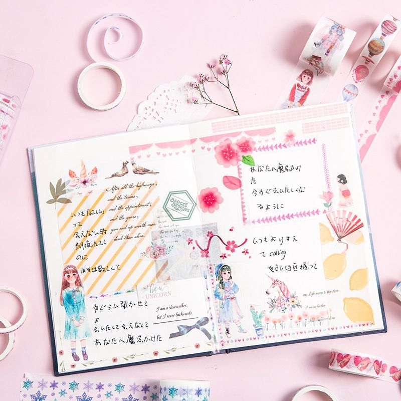 3 Boxes Hand Account Stickers Paper Tape