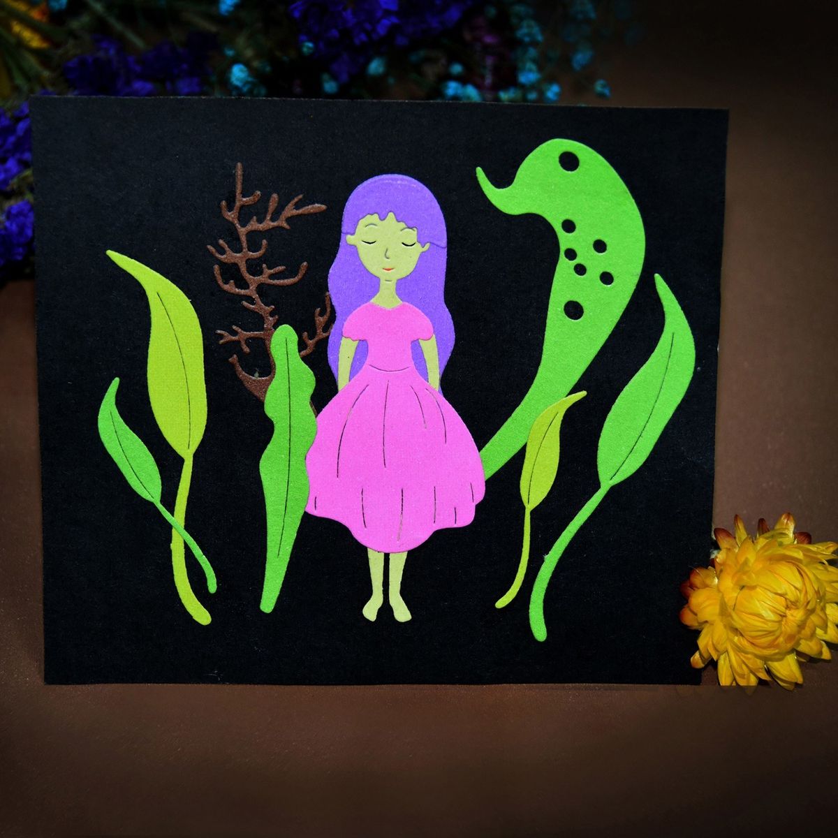 Christmas Metal Cutting Dies Girl Shape Cutting Die For DIY
