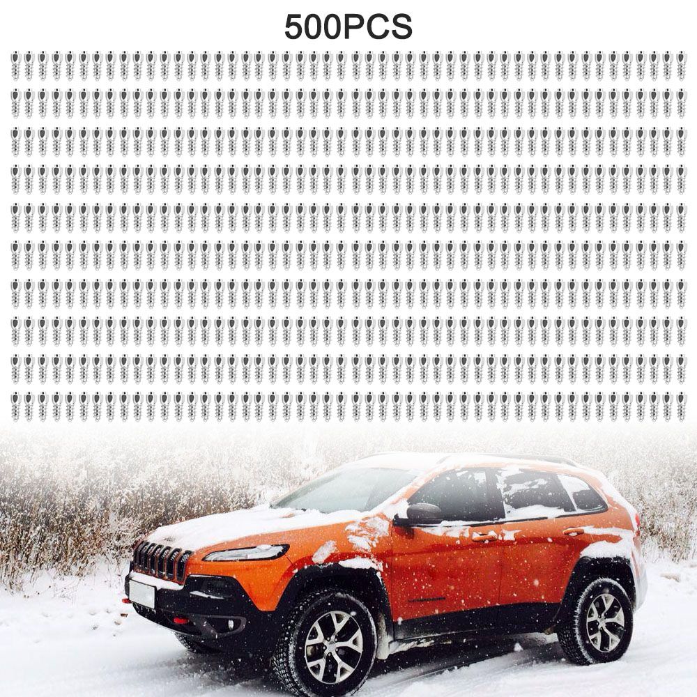 500 Pcs Stud Screw 12mm Auto Car SUV ATV Anti-Slip Screw