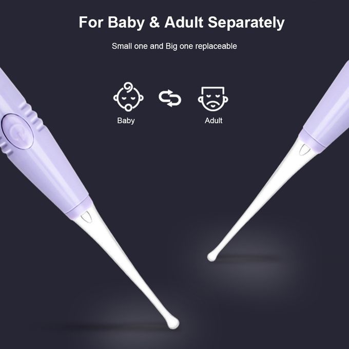 2PCS Earwax Removal Set Earspoon Ear Pick Stainless Steel