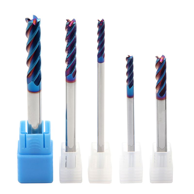 Hrc65 4 Flute Lengthen Nano-Blue Endmill 3mm Milling Cutter