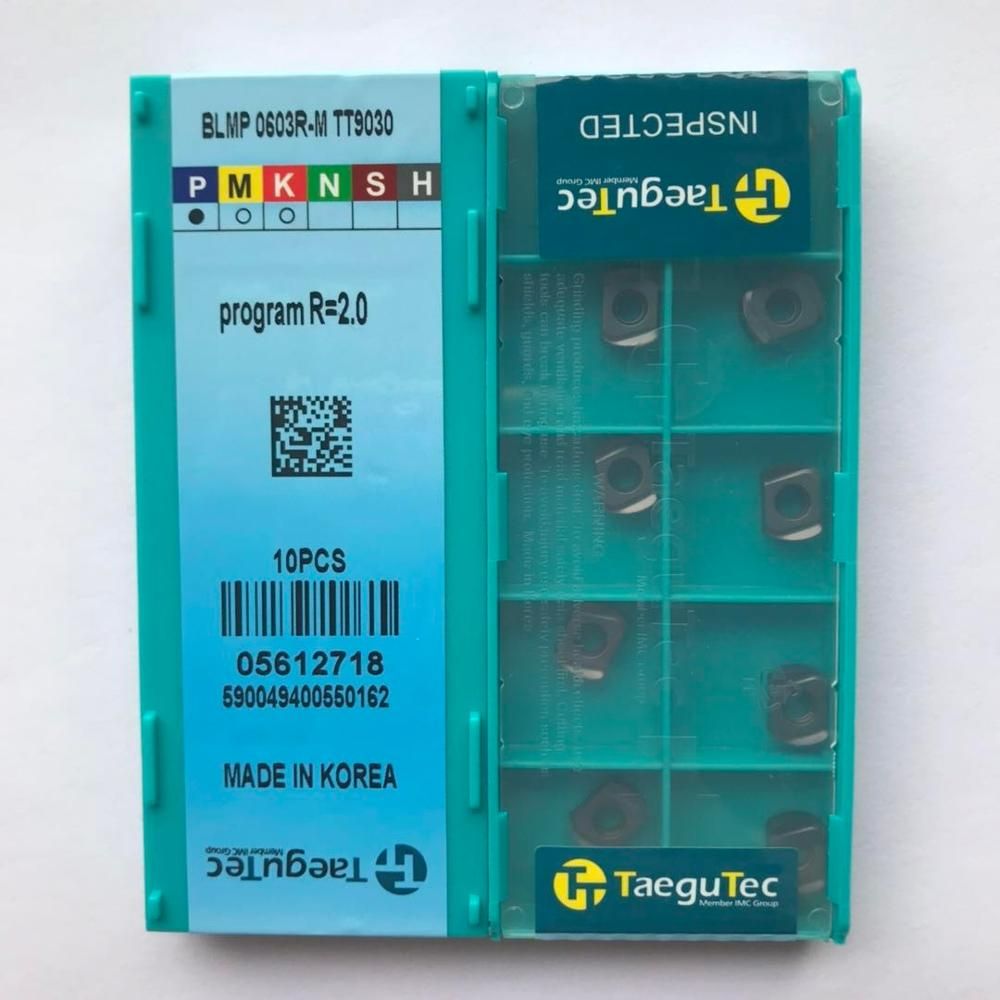 10pcs Taegutec Blmp 0603r-M Tt9030/ Blmp Milling Cutter
