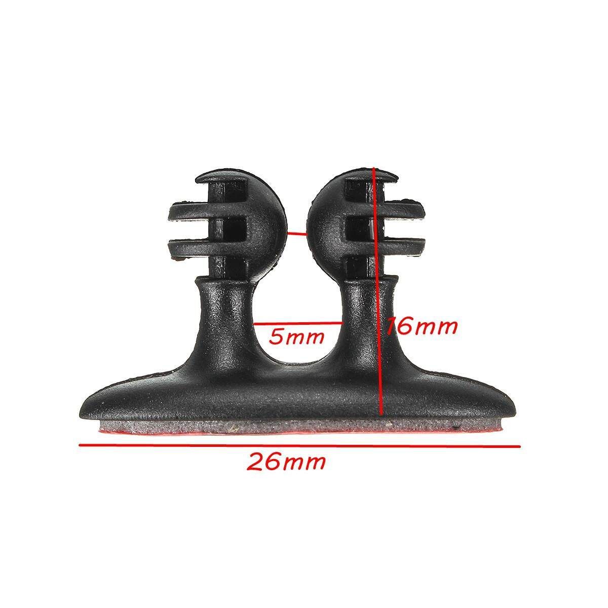 8 Pcs Adhesive Phone USB Charger Line Clasp Wire Cord Drop Cable Clip Holder Car