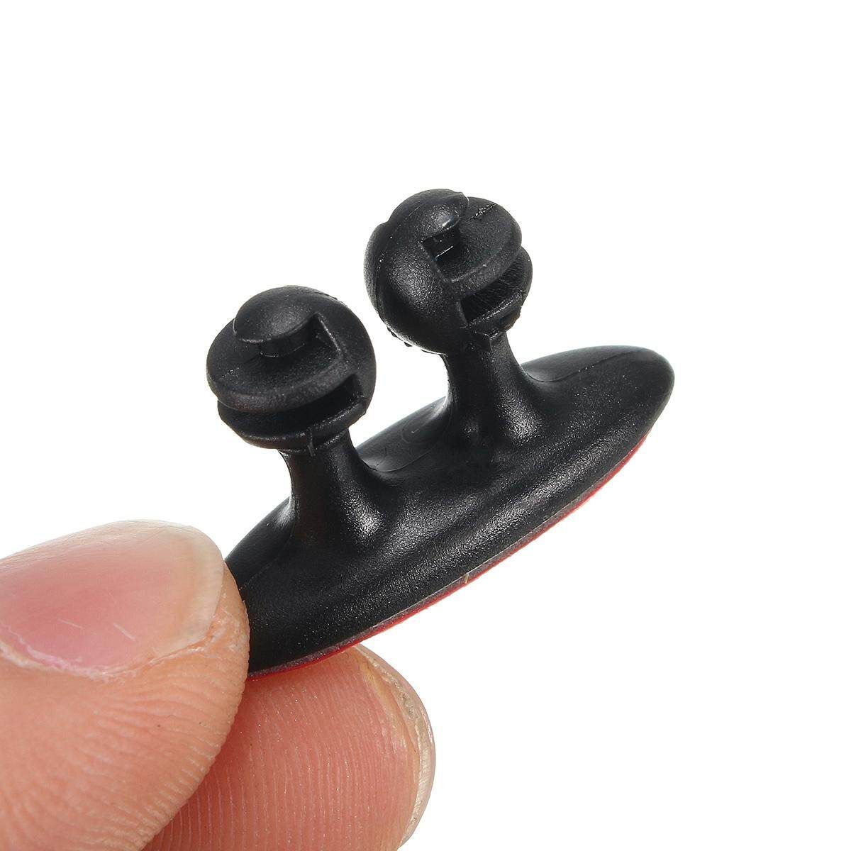 8 Pcs Adhesive Phone USB Charger Line Clasp Wire Cord Drop Cable Clip Holder Car