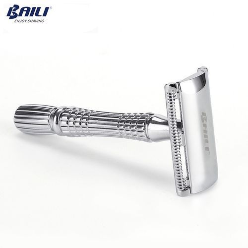 Manual Shaving Safety Blade Razor Shaver Handle Barber Men