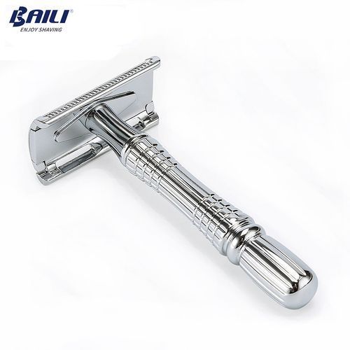 Manual Shaving Safety Blade Razor Shaver Handle Barber Men