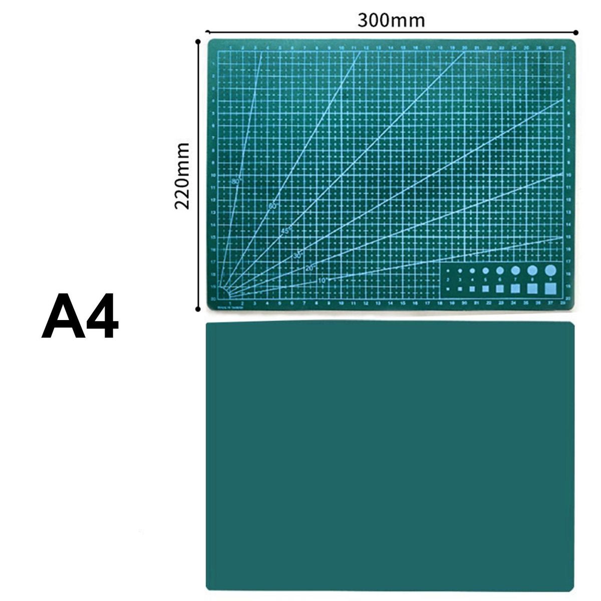 PVC Cutting Board Self Healing Rotary Mat Double-Sided Cutting Mat Carving Craft Hobby Tool