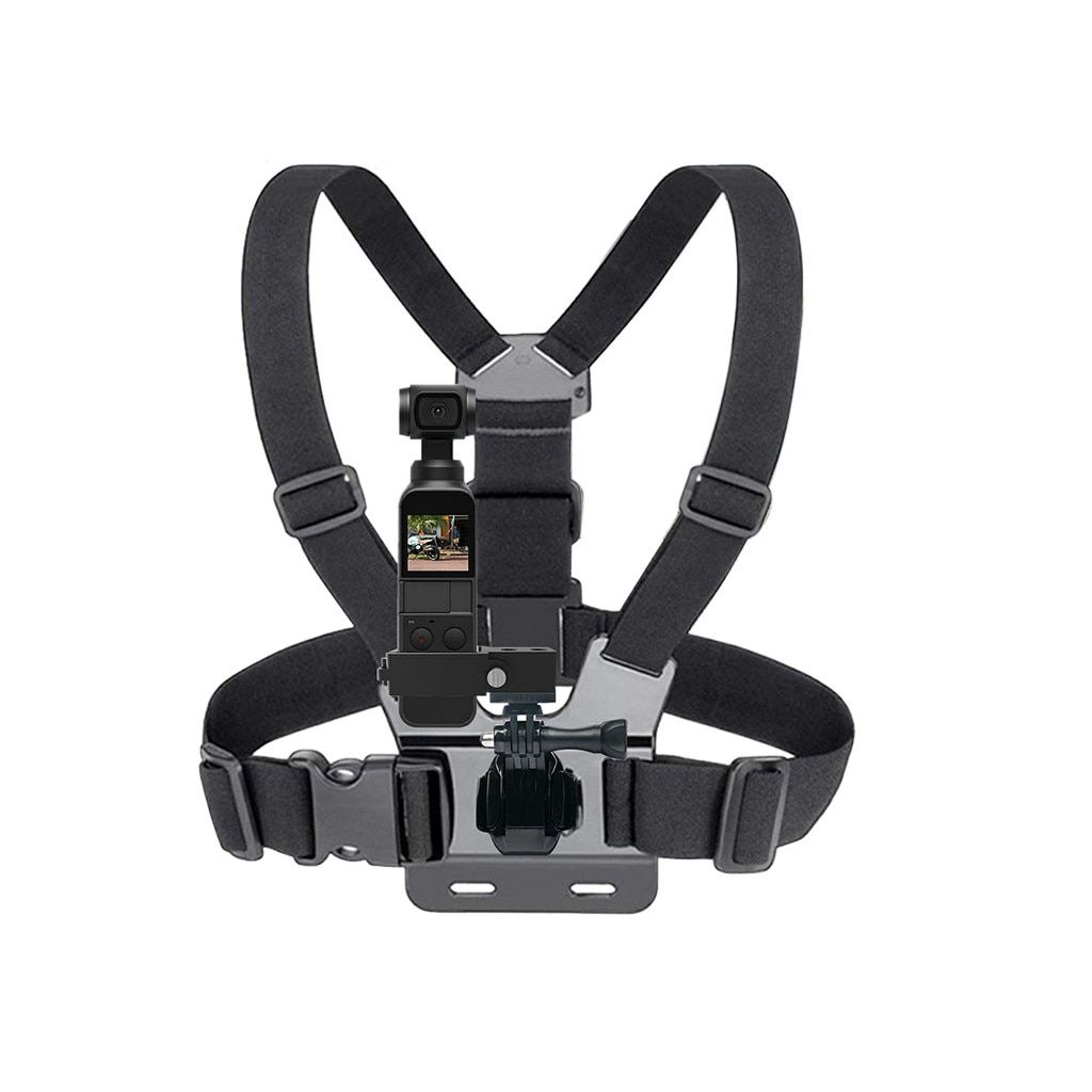 Mount Strap For DJI OSMO Pocket Pet Fetch Dog Pet Chest Back Mount Strap Shoot Picture Chest Strap Drop Shipping 0117#2（#Black) LIG