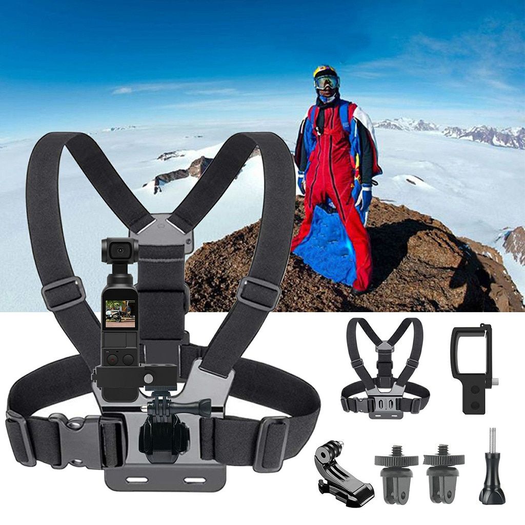 Mount Strap For DJI OSMO Pocket Pet Fetch Dog Pet Chest Back Mount Strap Shoot Picture Chest Strap Drop Shipping 0117#2（#Black) LIG