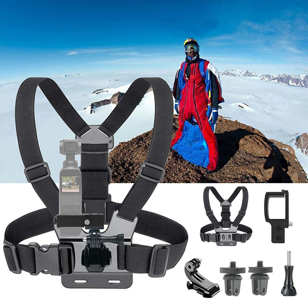 Mount Strap For DJI OSMO Pocket Pet Fetch Dog Pet Chest Back Mount Strap Shoot Picture Chest Strap Drop Shipping 0117#2（#Black) LIG