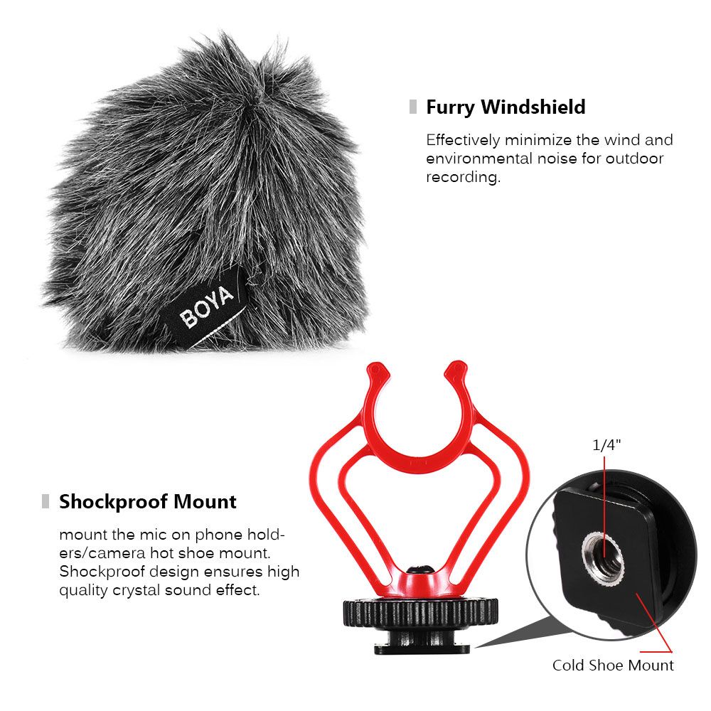 BY-MM1 Mini Cardioid Microphone Metal Electret
