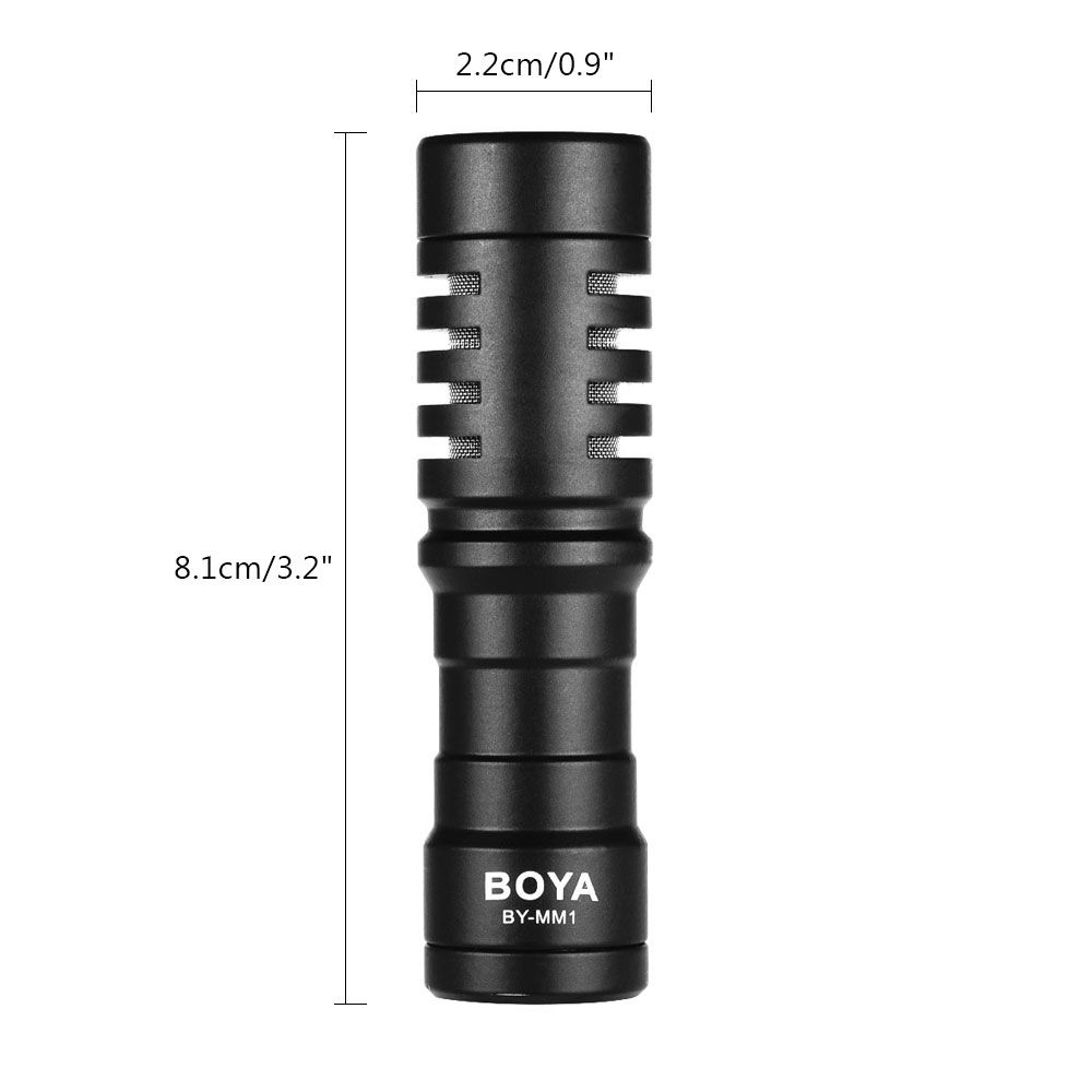 BY-MM1 Mini Cardioid Microphone Metal Electret