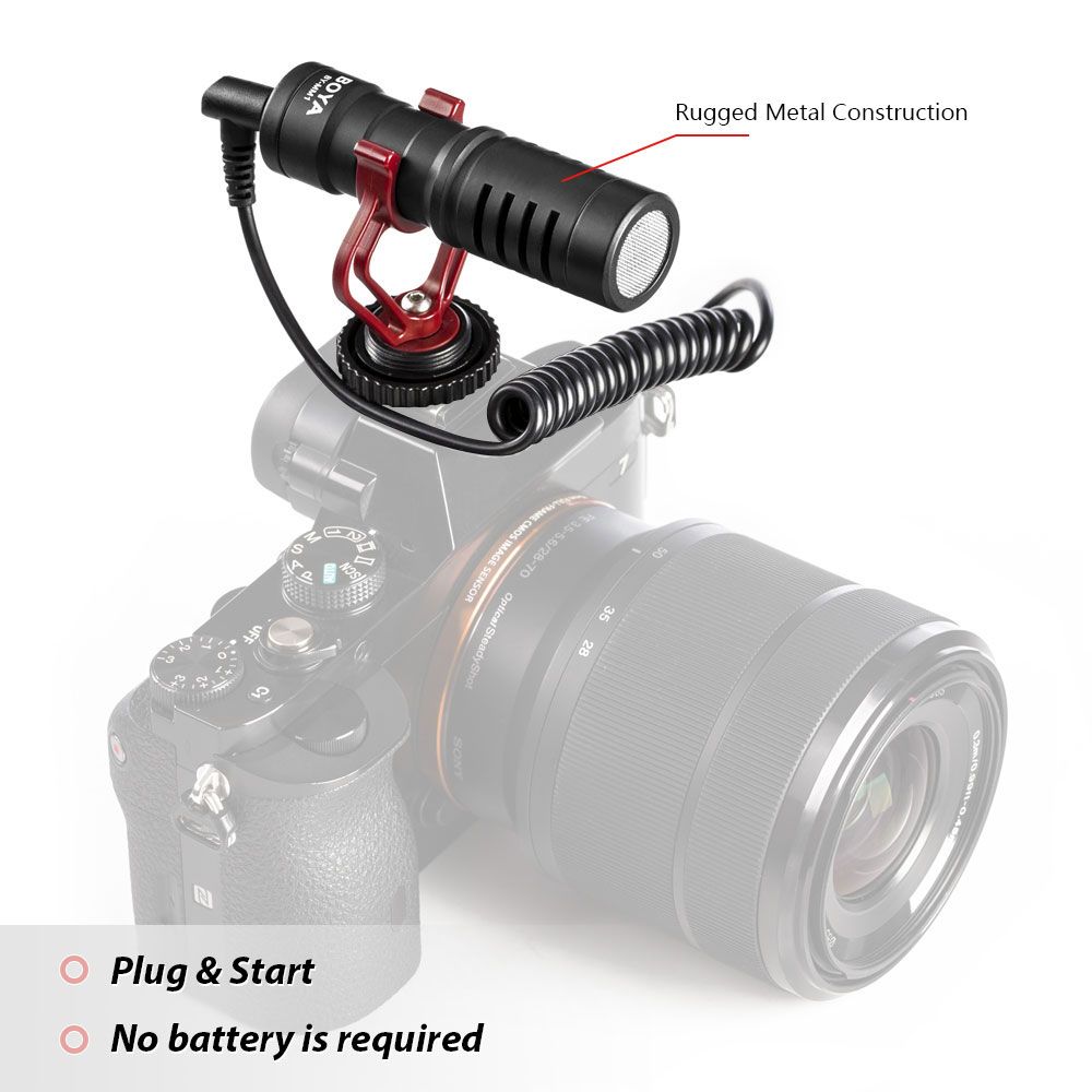 BY-MM1 Mini Cardioid Microphone Metal Electret