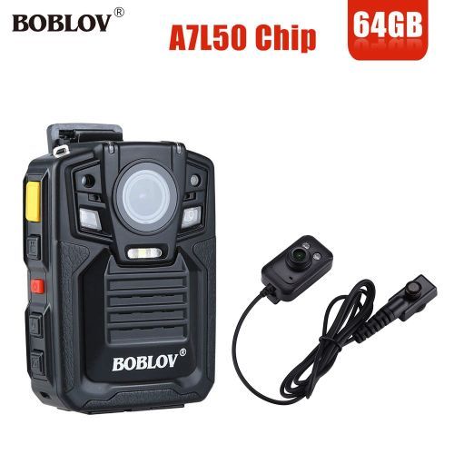 HD 1290P Police 33MP Security External IR Infrared Lens Body Worn Camera Night Vision Motion Detection Portable Personal( 32GB With Lens)( )