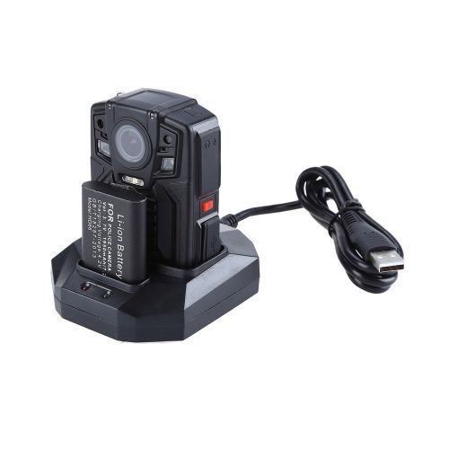 HD 1290P Police 33MP Security External IR Infrared Lens Body Worn Camera Night Vision Motion Detection Portable Personal( 32GB With Lens)( )