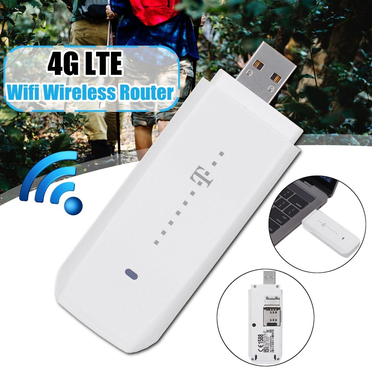 Portable Wireless USB 4G LTE Wifi Network Modem Dongle Hotspot H