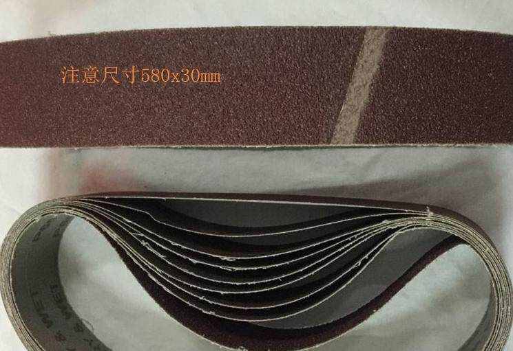 10pcs Sanding Belts 30x580mm/680x40mm For Belt Sander Attachment 40 To 1000 Grit-320 Grit 240#