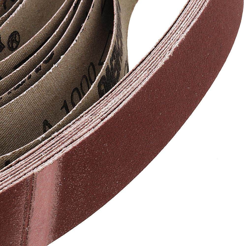 10pcs Sanding Belts 30x580mm/680x40mm For Belt Sander Attachment 40 To 1000 Grit-320 Grit 240#