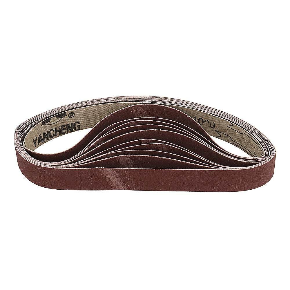 10pcs Sanding Belts 30x580mm/680x40mm For Belt Sander Attachment 40 To 1000 Grit-320 Grit 240#