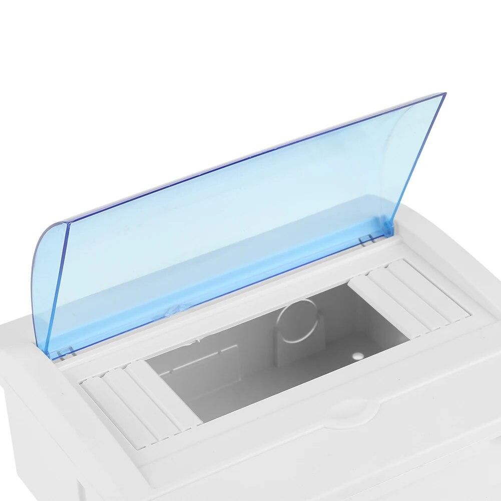 1pc Plastic Distribution Protection Box For 5-8 Ways Circuit Breaker Indoor On The Wall