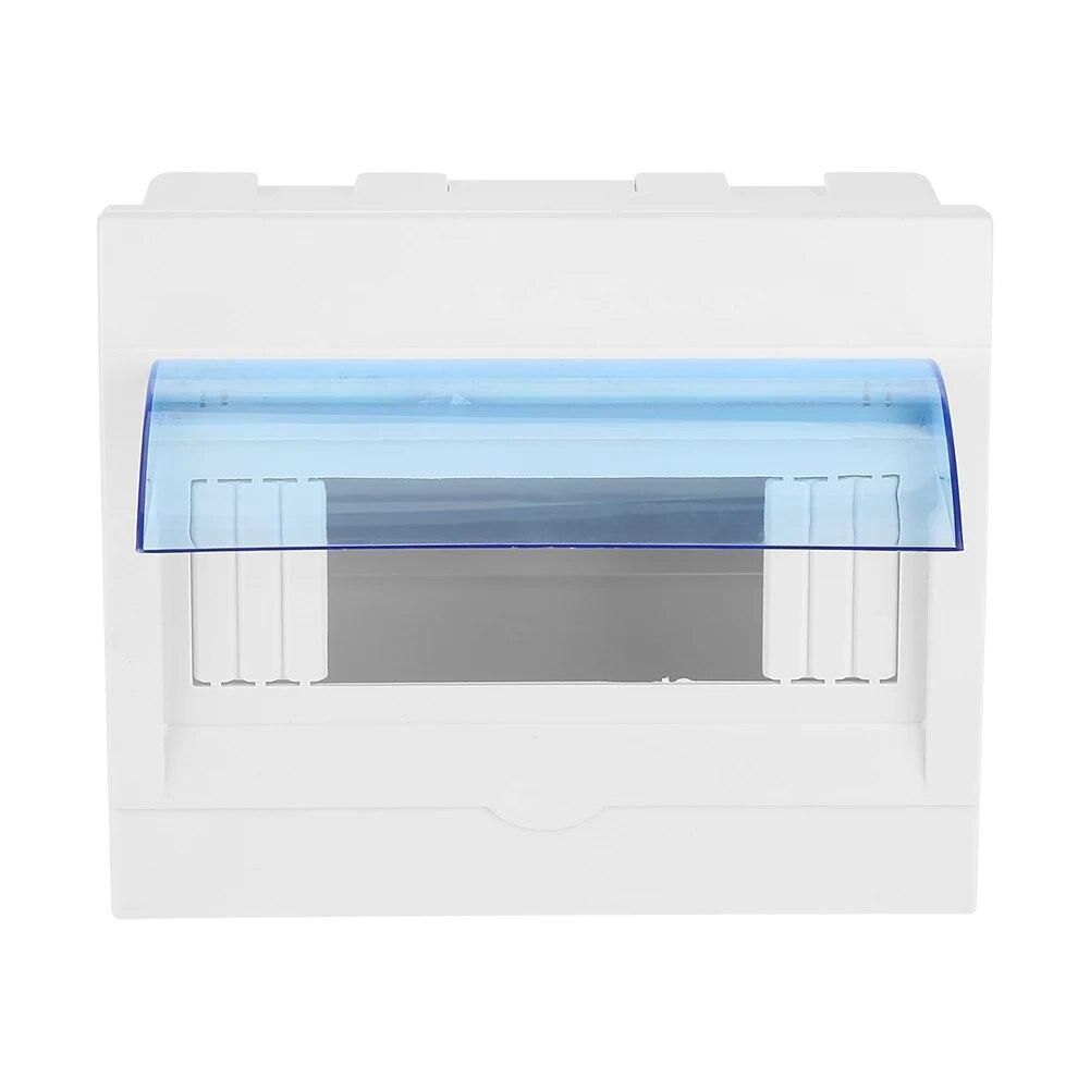 1pc Plastic Distribution Protection Box For 5-8 Ways Circuit Breaker Indoor On The Wall