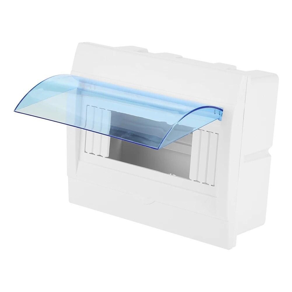 1pc Plastic Distribution Protection Box For 5-8 Ways Circuit Breaker Indoor On The Wall
