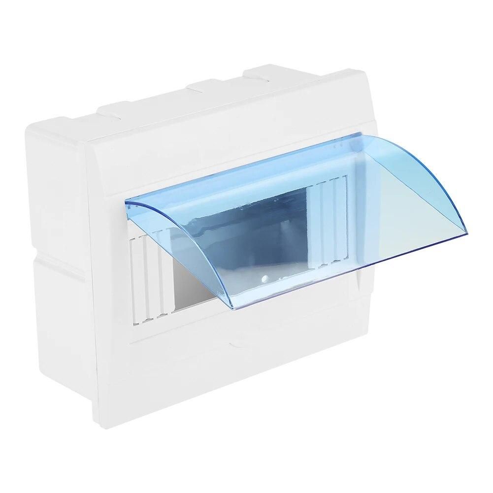 1pc Plastic Distribution Protection Box For 5-8 Ways Circuit Breaker Indoor On The Wall