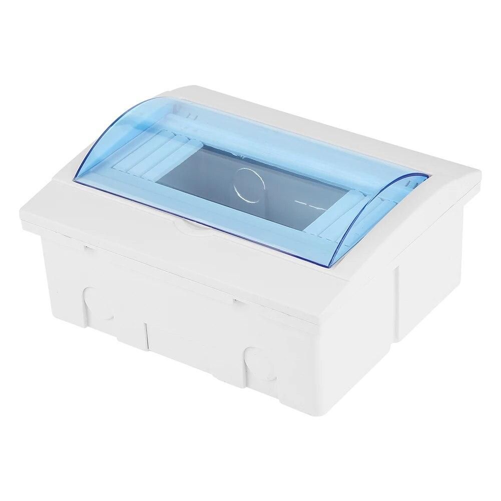 1pc Plastic Distribution Protection Box For 5-8 Ways Circuit Breaker Indoor On The Wall