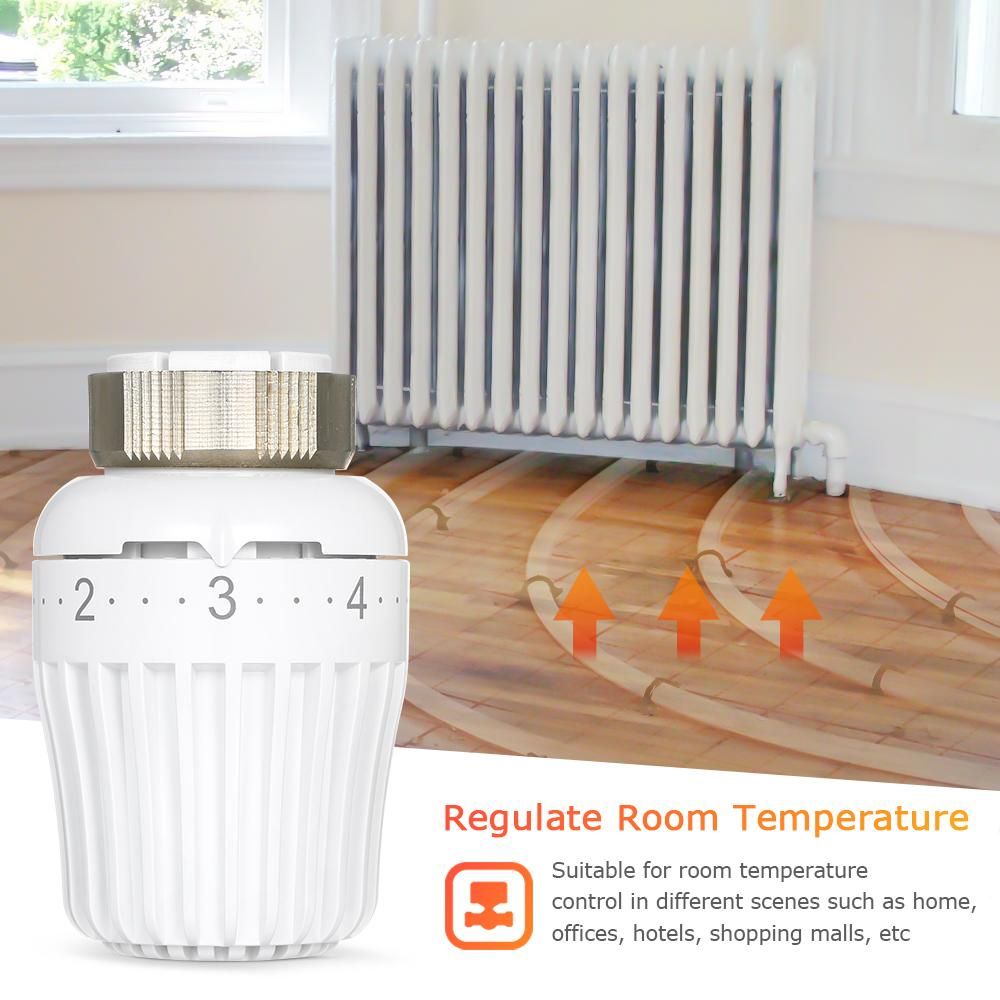 Thermostatic Radiator Valve Constant Temperature Controller Frost-proof Function Room Heating Device Indoor Temperature Control Room Thermostats
