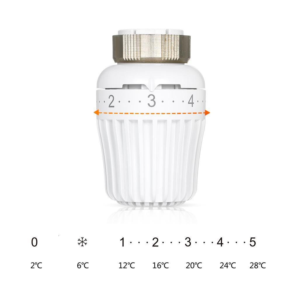 Thermostatic Radiator Valve Constant Temperature Controller Frost-proof Function Room Heating Device Indoor Temperature Control Room Thermostats